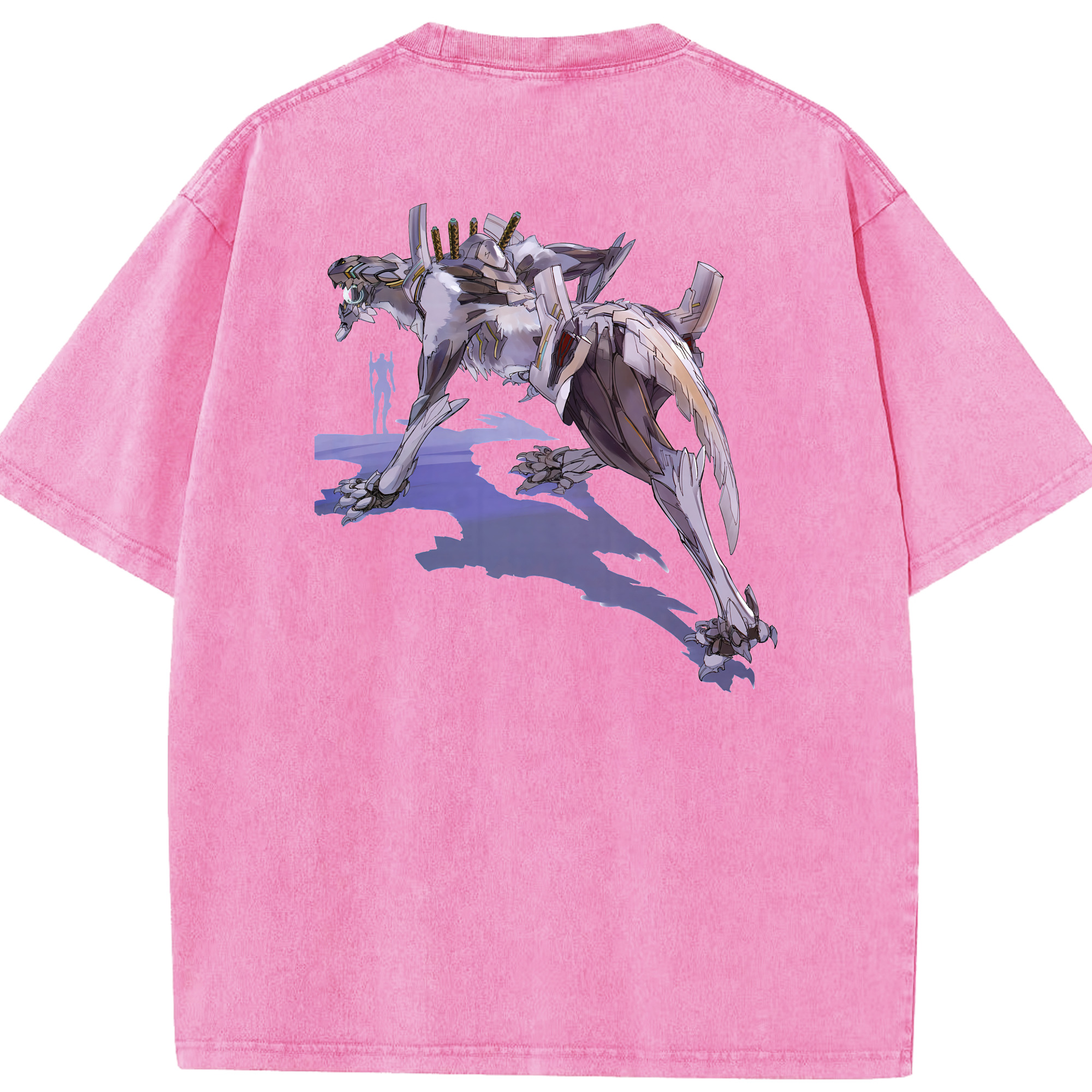 （画像用） EVA 新世紀エヴァンゲリオン 綿100% ヴィンテージ風 半袖Tシャツ（背面プリント）